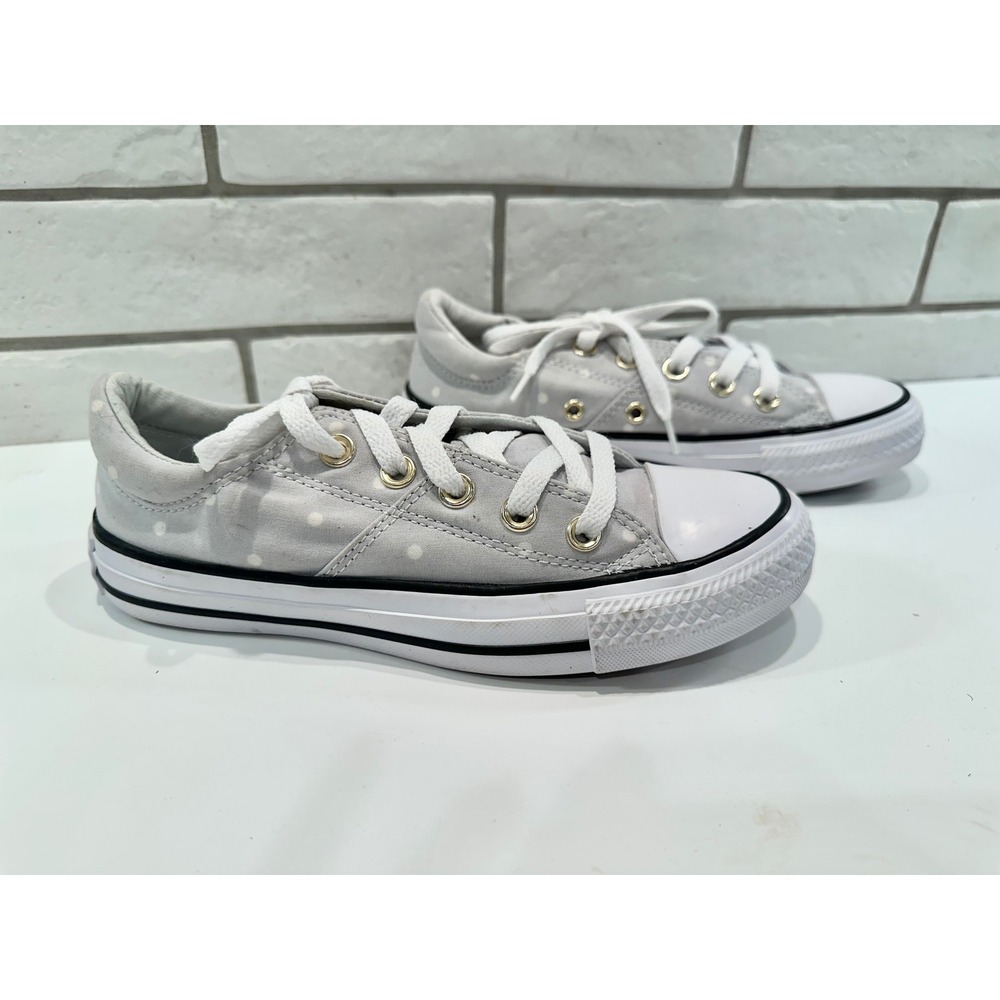 Converse All Star Polka Dot Low Top Sneakers Women's‎ Size 5 Gray White - Picture 3 of 10